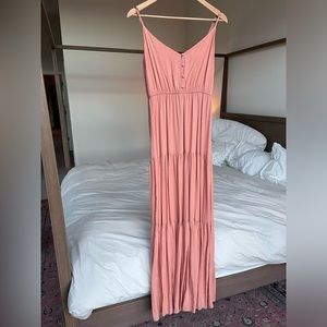 BB Dakota by Steve Madden dusty pink maxi dress size M